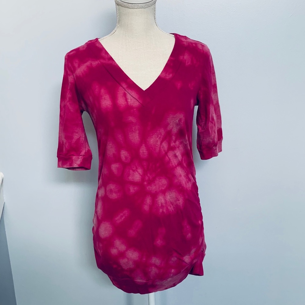 Custom Spiral Tie Dye Maternity Tee